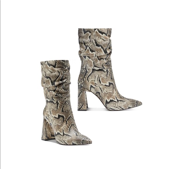 Vince Camuto Shoes - Vince Camuto Women's AMBIE Slouch Pointed Toe Boot Block Heel